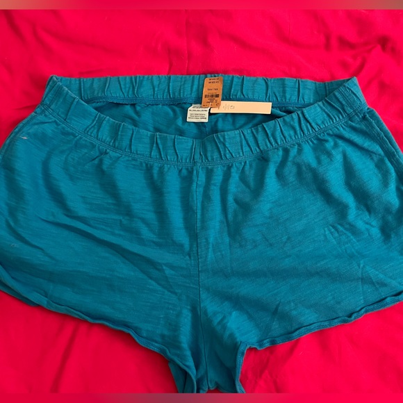 Like-new PINK Summer Lounge Cotton Shorts, Size XXL, Bright Marine Blue - Picture 1 of 5